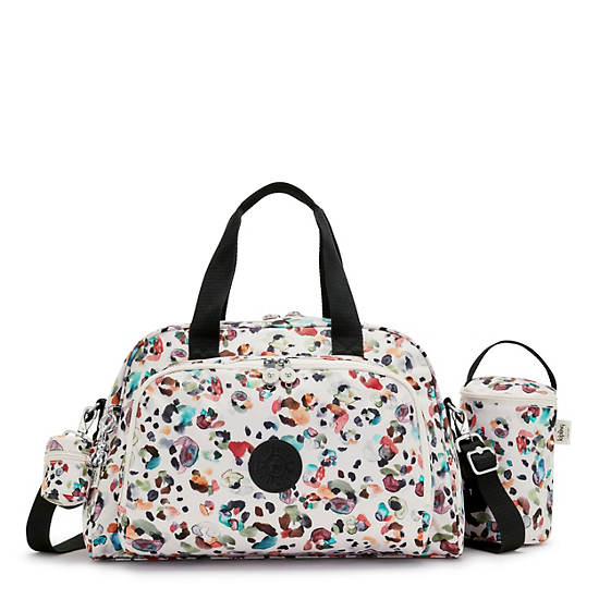 Kipling Camama Printed Diaper Bag Väska Vita | SE 1963AH